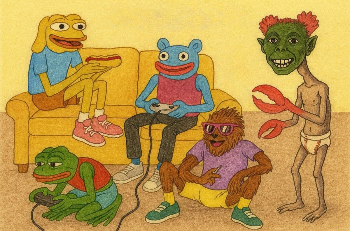 <a href="/ieatjeets/">Jeets</a> Naked Crab Man $NCM Matt fury's first and his best art like he said, NCM is older than pepe. IYKYK just dyor and u will find out 👀 Its sitting at 460k MC right know, dont get sidelined. The Pepe maxis will come when they find out about the Naked Crab Man📈
