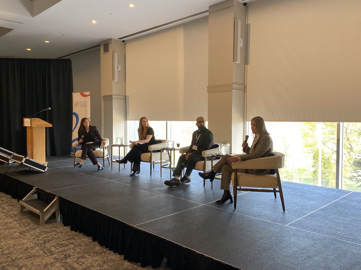 Great to be in <a href="/windsor/">windsor.</a> this morning at the <a href="/OntarioCofC/">Ontario Chamber</a> AGM. <a href="/CNRailway/">Canadian National</a> VP Helen Quirke, Business Development and Supply Chain, participates in a panel discussion on Ontarios Competitive Edge.
