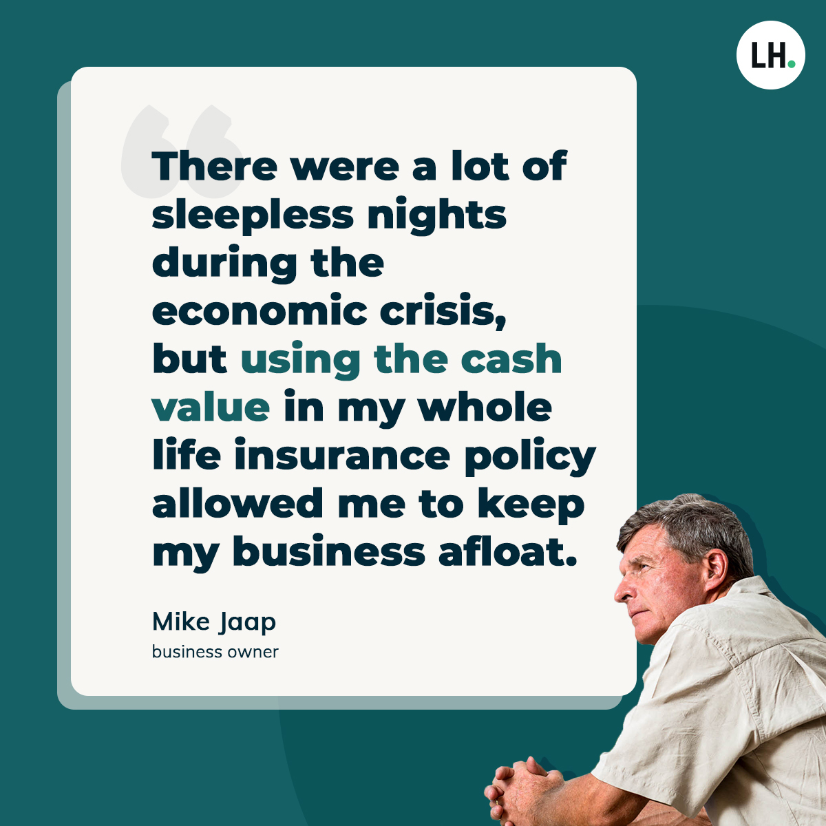 AngieAgency's tweet photo. Like many companies during the financial crisis, Mike's business was in turmoil. From paying back a bank loan to losing major clients, he didn't have many options. Thankfully, he was able to tap into the cash value from his life insurance policy. https://t.co/L6wfHCdkoM