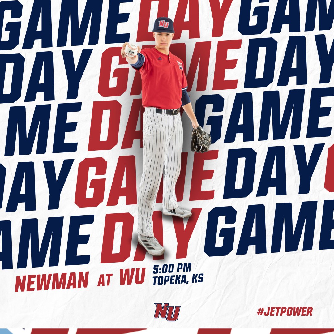 Newman Athletics (@newmanjets) on Twitter photo Game Day❗
🆚Washburn
📍Topeka, KS
🕔5:00 PM
📺bit.ly/3IXPTFh
📊bit.ly/4iFxQpy
#JetPower✈️ x <a href="/NewmanJetsBSB/">Newman Baseball</a> Game Day❗
🆚Washburn
📍Topeka, KS
🕔5:00 PM
📺bit.ly/3IXPTFh
📊bit.ly/4iFxQpy
#JetPower✈️ x <a href="/NewmanJetsBSB/">Newman Baseball</a>