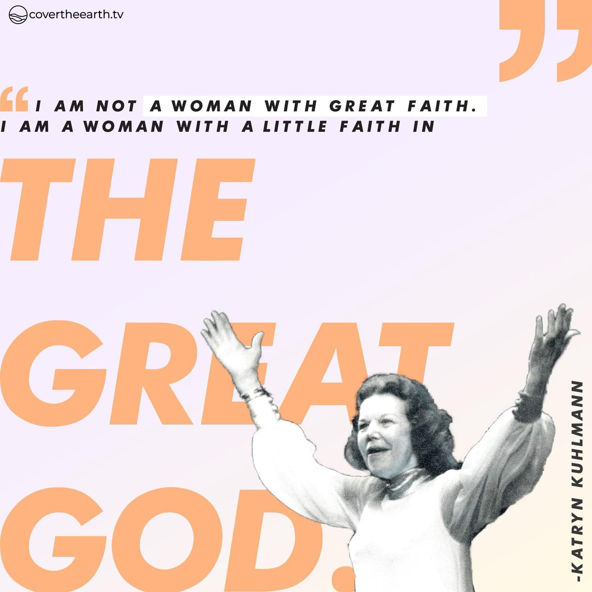 Put your faith and trust in God! He can do great things! ❤️‍🔥