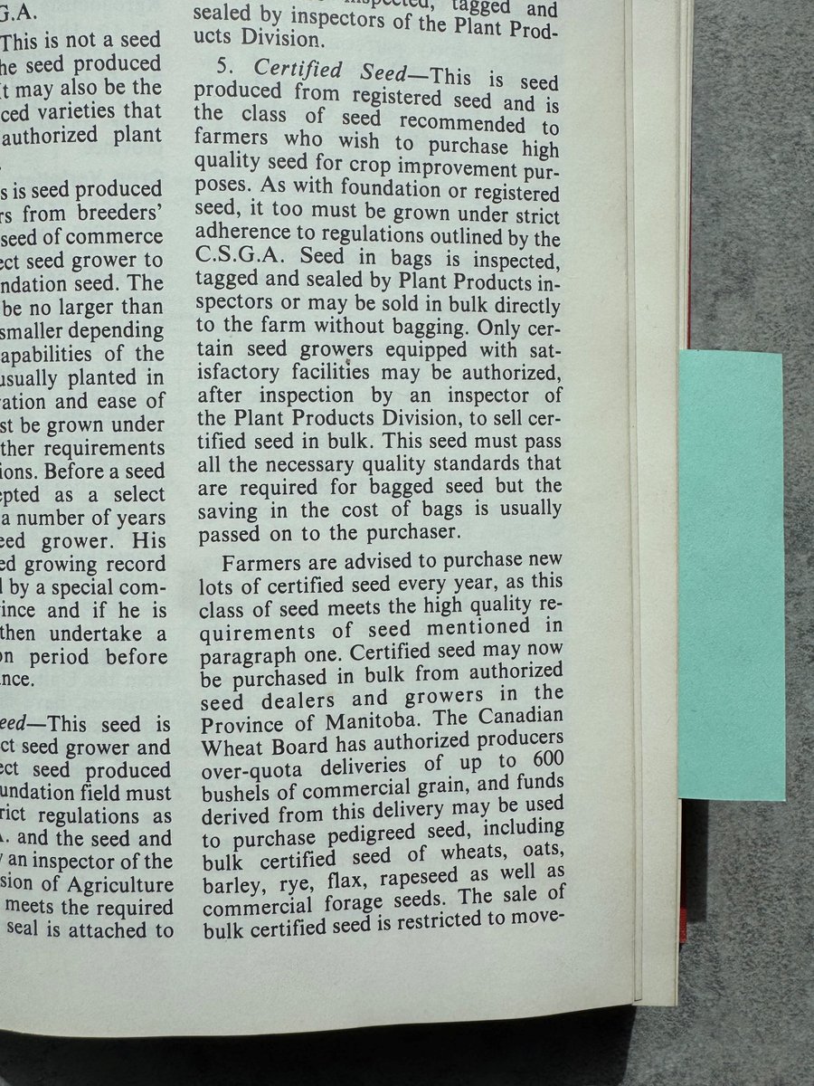 #FlashBackFriday to Cal in the seed plant, assessing a seed sample under the iconic "Reap the Benefits" poster.  Even in the 70's, ag textbooks preached it loud and clear.  Some things never go out of style - like the value of certified seed. @SeedGrowers
#ChooseCertifiedSeed