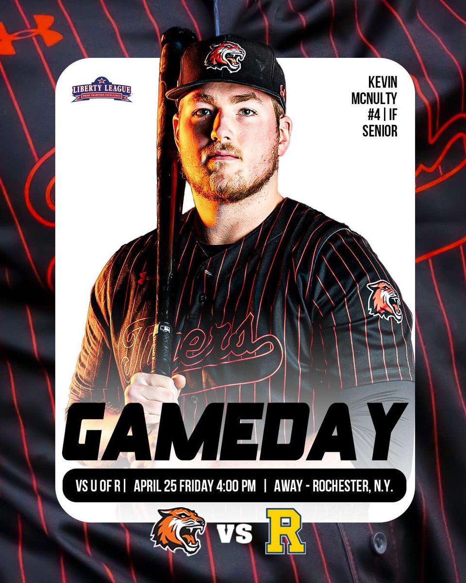 Tigers take on Rochester to open up the series today! Go Tigers! #RollTech