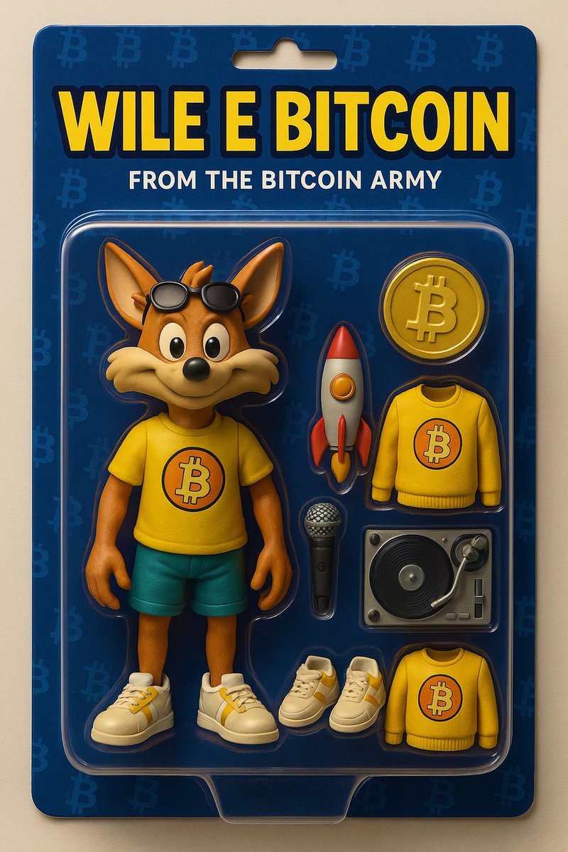 GM ☕️ #Bitcoin Family 
DJ Wile action figure 😂😂😂🫡