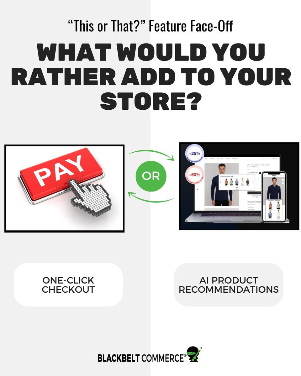 BBCommerce2017's tweet photo. ⚔️ THIS OR THAT? You can only pick one…
 Every Shopify store has different priorities — but what’s yours?
 Let’s settle the debate!

 #ShopifyThisOrThat #FeatureFaceOff #ShopifyPoll #BlackbeltCommerce #ShopifyExperts #EcommerceUpgrades #BuildMyStore #CustomFeatures https://t.co/YNFDMgauLs