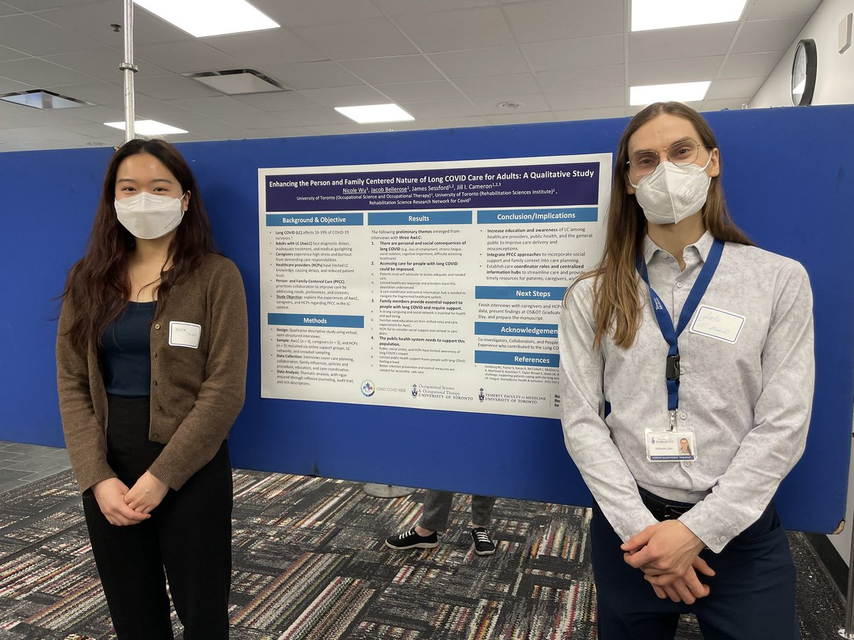 Dr. Jill Cameron (she/her) (@caregiving_uoft) on Twitter photo MScOT students Nicole and Jake doing a great job sharing their poster on person and family centred care in Long COVID at <a href="/UofTCOVIDRehab/">Rehabilitation Science Research Network for COVID</a> 2025 Forum <a href="/osot_UofT/">OS&OT at UofT</a> <a href="/researchuoft/">U of T Research</a> <a href="/LongCOVIDWebCA/">Long COVID Web</a> #LongCOVID #caregiver #familycenteredcare MScOT students Nicole and Jake doing a great job sharing their poster on person and family centred care in Long COVID at <a href="/UofTCOVIDRehab/">Rehabilitation Science Research Network for COVID</a> 2025 Forum <a href="/osot_UofT/">OS&OT at UofT</a> <a href="/researchuoft/">U of T Research</a> <a href="/LongCOVIDWebCA/">Long COVID Web</a> #LongCOVID #caregiver #familycenteredcare