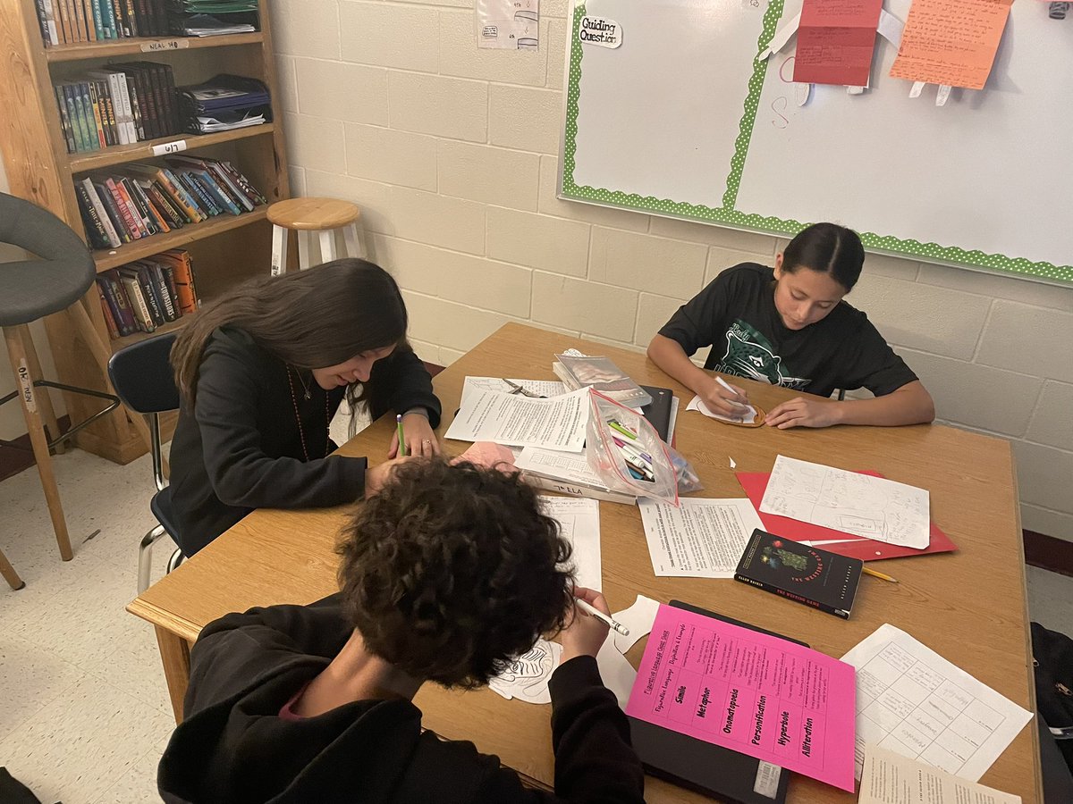 MrsTamiNeal's tweet image. #BookClub #Characterization in full swing. The conversations and excitement fill the classroom! #LearnersAtWork