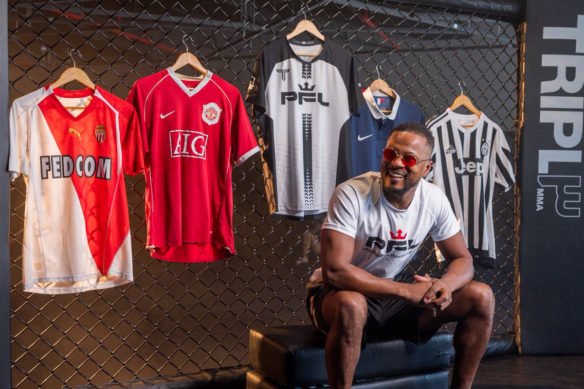 EvansJames99's tweet photo. 🚨BREAKING🚨

Patrice Evra has signed with the PFL and will make his MMA debut in Paris next month. 

Yes, you read that right...

The ex-Man United star has been training alongside Cedric Doumbe for the fight.

https://t.co/OvtXKxDK2K

#MMA https://t.co/EWjVEXCFzZ