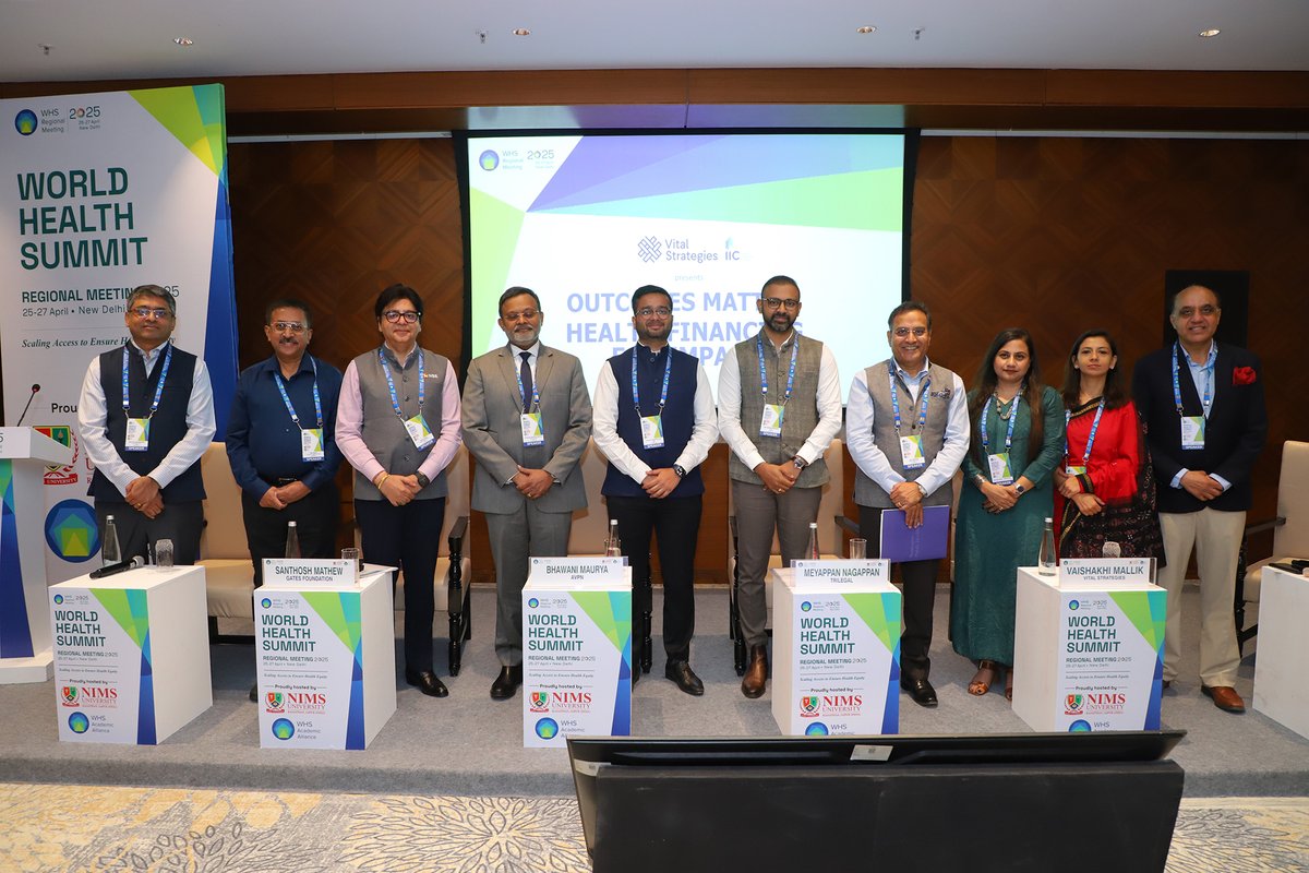 Health is not just a human right, it’s an economic imperative.
 
Today at the <a href="/WorldHealthSmt/">World Health Summit</a> Regional Meeting in New Delhi, we hosted the session “Outcomes Matter: Health Financing for Impact”, a timely conversation on how to fund better health outcomes for all.
 
The discussion