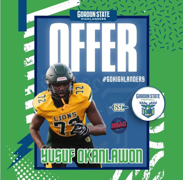 👑 Yusuf Okanlawon (@yusufokanlawon2) on Twitter photo Blessed to receive an offer from Gordon state University <a href="/QuisenberryOmar/">Omar ( Coach Quiz) Quisenberry</a> <a href="/CoachCMcLeod/">Coach McLeod</a> <a href="/Gscfootball1/">Gordon State College Football</a> <a href="/coachgavin_gsc/">Coach Gavin</a> <a href="/coaching22/">Corey Jarvis</a> Blessed to receive an offer from Gordon state University <a href="/QuisenberryOmar/">Omar ( Coach Quiz) Quisenberry</a> <a href="/CoachCMcLeod/">Coach McLeod</a> <a href="/Gscfootball1/">Gordon State College Football</a> <a href="/coachgavin_gsc/">Coach Gavin</a> <a href="/coaching22/">Corey Jarvis</a>