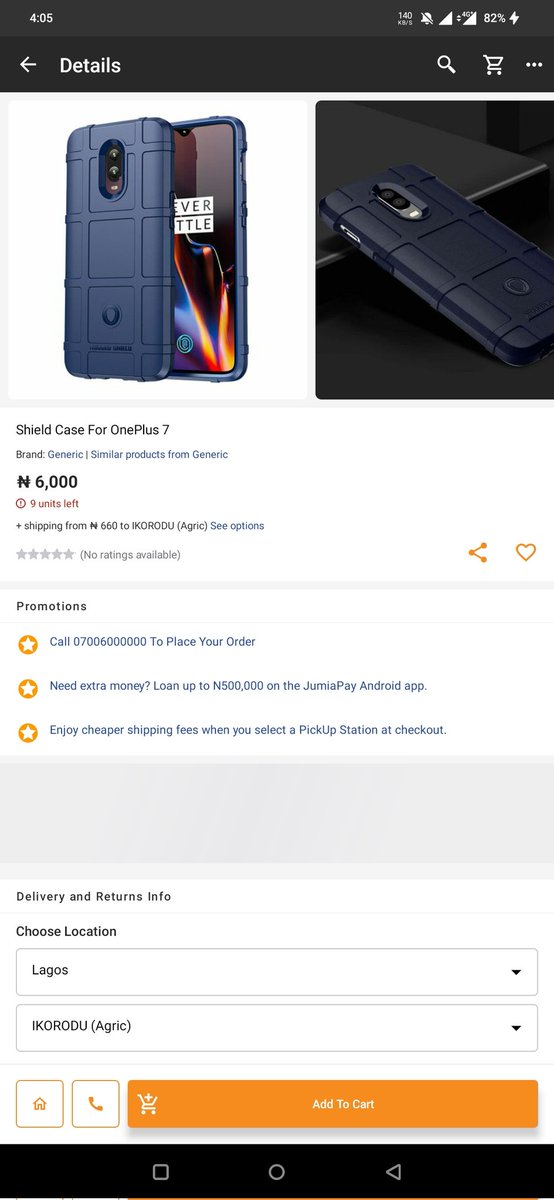 michytluv1's tweet photo. @JumiaNigeria I requested for OnePlus 7 pro casing and you delivered a smaller one. Why is jumia like this ??? Just refund me asap. https://t.co/OvlHSYYKxO