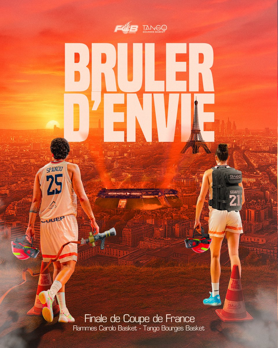 Tango Bourges Basket (@bourgesbasket) on Twitter photo Jour de finale, jour de vague Tango ! 🧡
🏆 | Finale de Coupe de France
🆚 | <a href="/FlammesCarolo/">Flammes Carolo</a>
📍 | Accor Arena
⌚️ | 15:30
📺 | La Chaine L'Équipe
#FiertéTango Jour de finale, jour de vague Tango ! 🧡
🏆 | Finale de Coupe de France
🆚 | <a href="/FlammesCarolo/">Flammes Carolo</a>
📍 | Accor Arena
⌚️ | 15:30
📺 | La Chaine L'Équipe
#FiertéTango