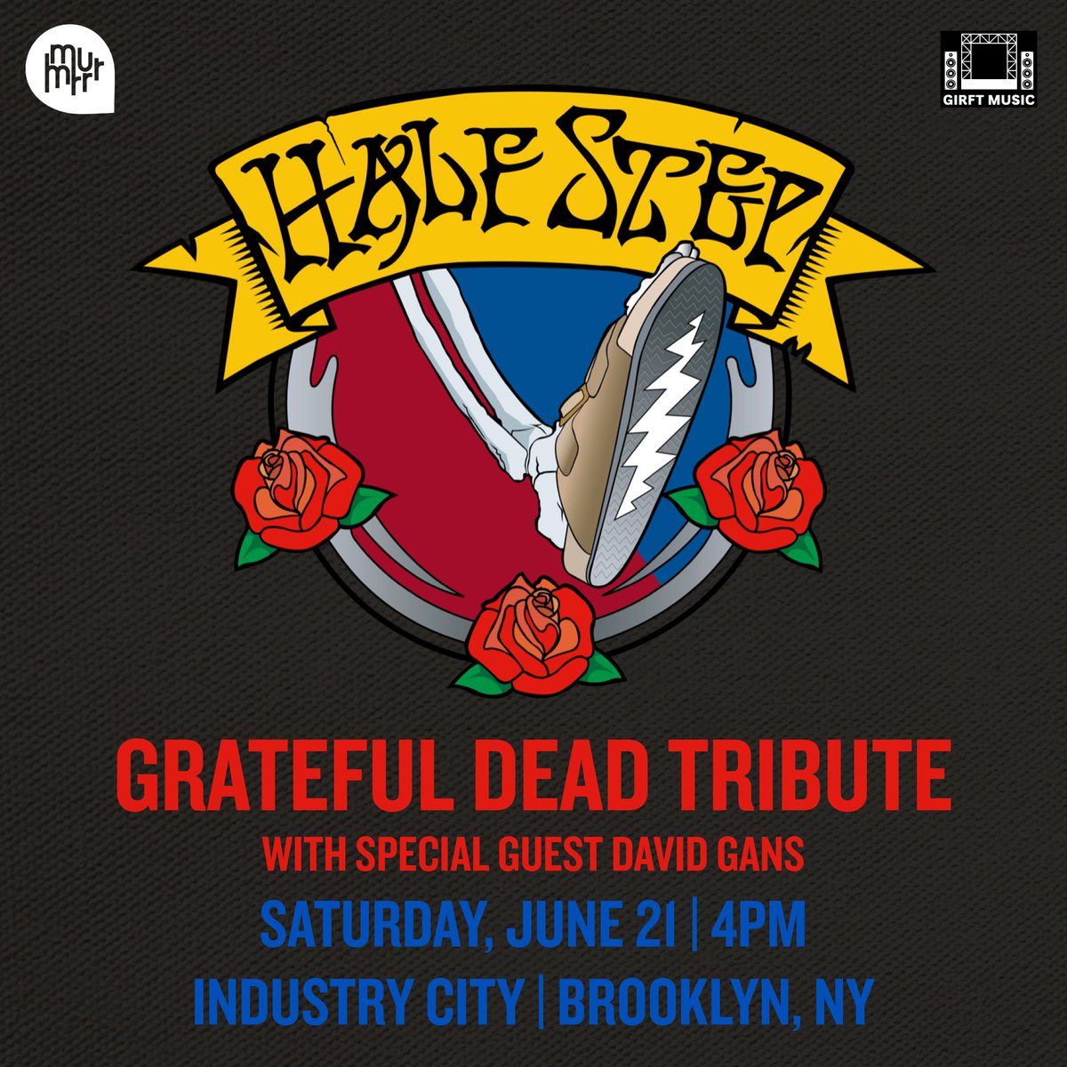 Deadheads unite!💥 On June 21st, <a href="/IndustryCity/">Industry City</a> in Brooklyn transforms into a portal of psychedelic sound and spirit as Half Step brings their legendary Grateful Dead tribute to life — joined by the incredible David Gans!

Tickets on sale now!