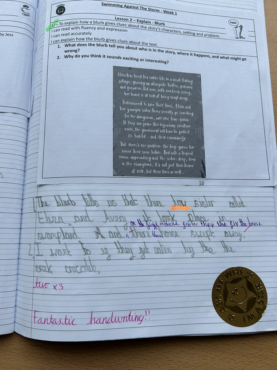 Year4SDLA's tweet image. A massive improvement in handwriting from one of our Year 4 pupils! Dedication to his handwriting each day, has really shown what can happen when we focus! AMAZING! 

@SDLPrimary @ExceedLP