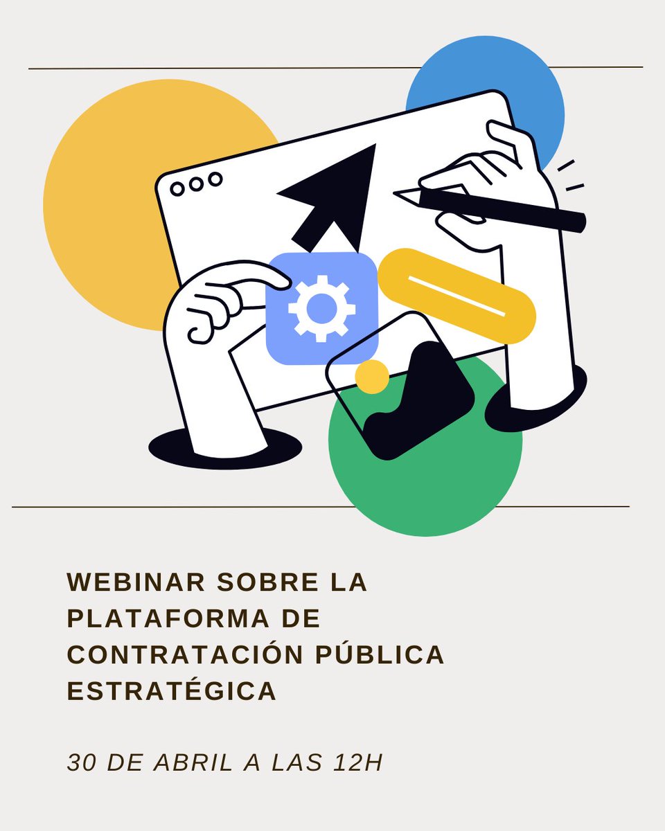 World Forum of Local Economic Development (WFLED) (@worldledforum) on Twitter photo 📅 El próximo 30 de abril a las 12h tendrá lugar el webinar «La Plataforma de contratación pública estratégica», dirigido a entidades de la Economía Social y Solidaria (ESS) y Administraciones Públicas.  💻✨
Inscríbete ➡️plataformacontratacionestrategica.es/webinar-sobre-… 📅 El próximo 30 de abril a las 12h tendrá lugar el webinar «La Plataforma de contratación pública estratégica», dirigido a entidades de la Economía Social y Solidaria (ESS) y Administraciones Públicas.  💻✨
Inscríbete ➡️plataformacontratacionestrategica.es/webinar-sobre-…