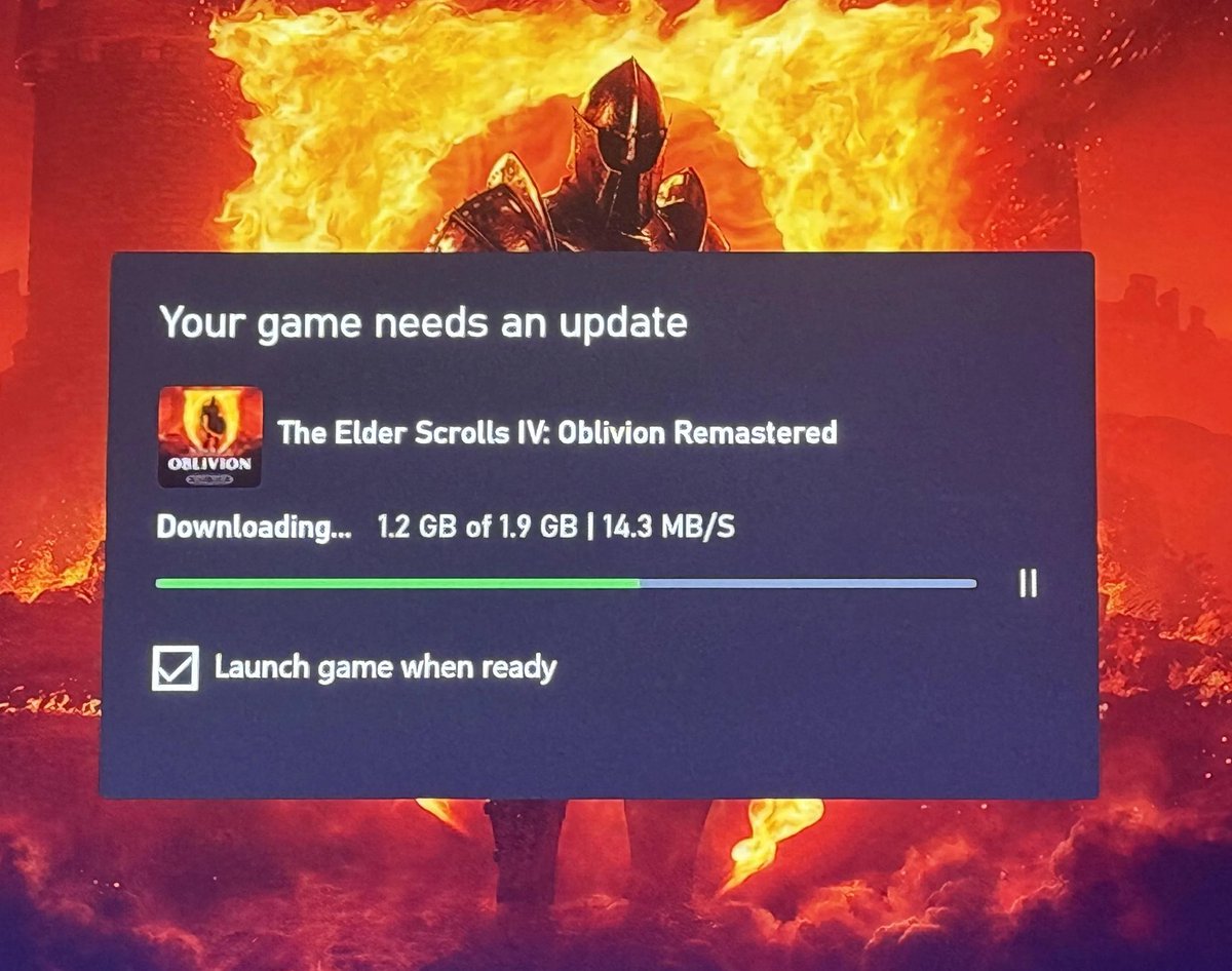 A new #OblivionRemastered patch is available, no patch notes as of yet, however PC players are reporting that upscaling techniques are no longer working and there are severe performance issues

Highly recommended to NOT update yet if you're playing on PC

Waiting on patch notes.