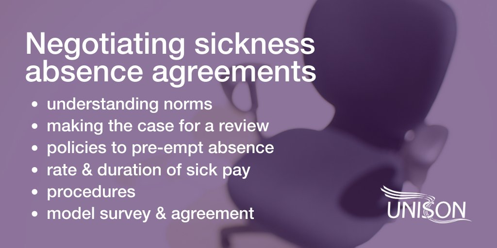 UNISON Barg News (@unison_bargnews) on Twitter photo <a href="/unisontheunion/">UNISON - UK's largest union</a> branches & reps, have you checked out our updated sickness absence bargaining guide? shop.unison.site/product/negoti… <a href="/unisontheunion/">UNISON - UK's largest union</a> branches & reps, have you checked out our updated sickness absence bargaining guide? shop.unison.site/product/negoti…