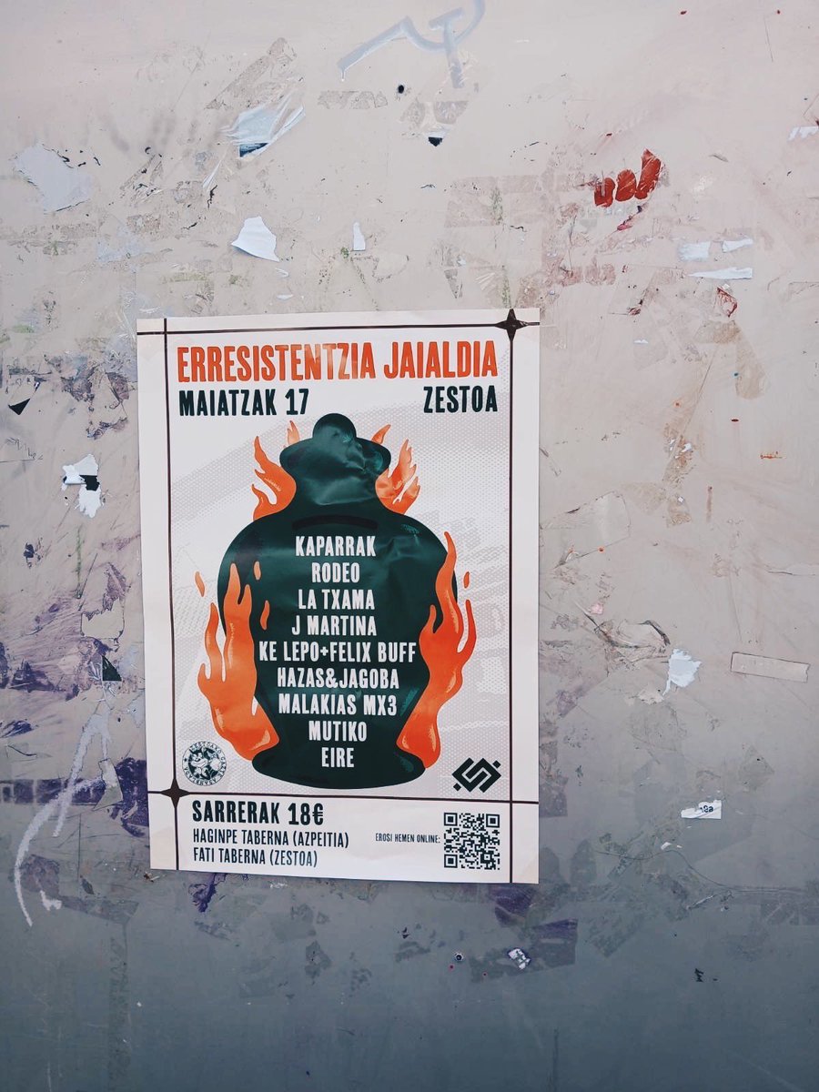 Bidasoko_gla's tweet photo. Maiatzaren 17an, Langile Kontrolpeko Espazioek bizi duten errepresioari aurre egiteko Erresistentzia Jaialdia antolatu du Defentsa Komunitateak Zestoan.

Lortu zure sarrera eta animatu!

@defentsakom https://t.co/hDmTBg11KQ