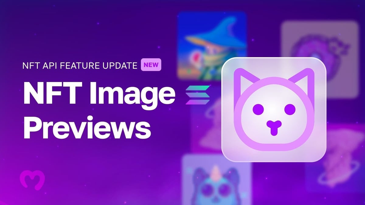 Just Shipped: Solana NFT Media Items! 🖼️🚀

Now get high-quality image previews for all your <a href="/solana/">Solana</a> NFTs with a single API call:
- Multiple resolution options (100x100, 250x250, 500x500)
- Processing status tracking
- Media type information
- Original media URLs

Available now