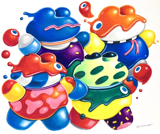 壁とは別に描いた原画です 