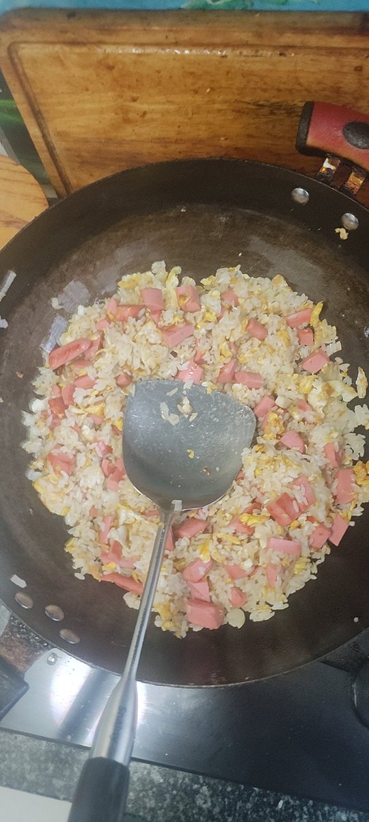 今日晚餐我要od蛋炒饭