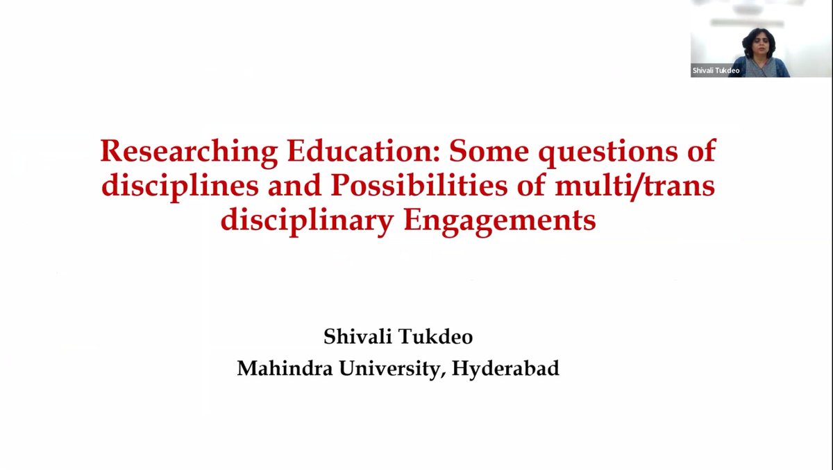 Indira Mahindra School of Education @ MU tweet media