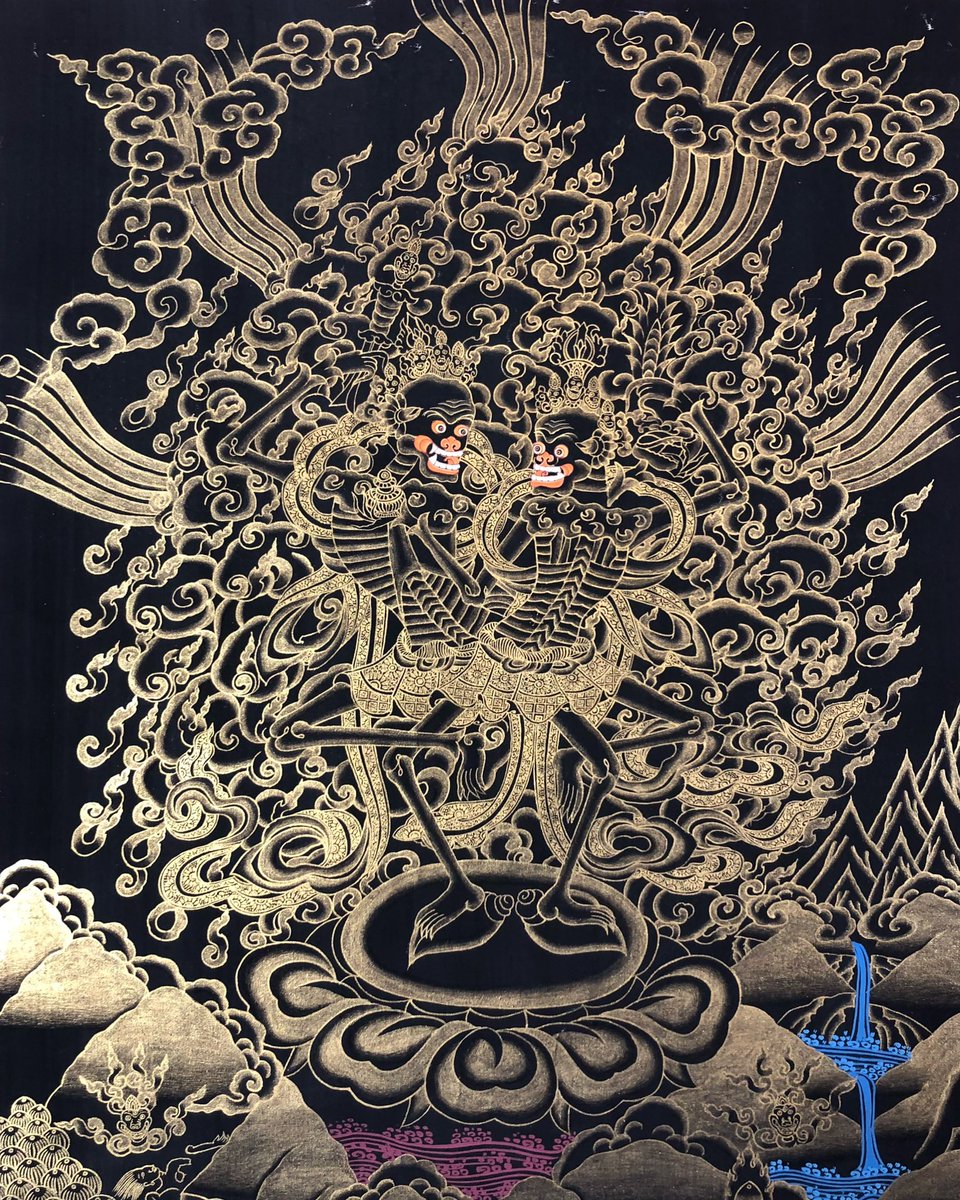 Lama Thanka Painting School tweet media