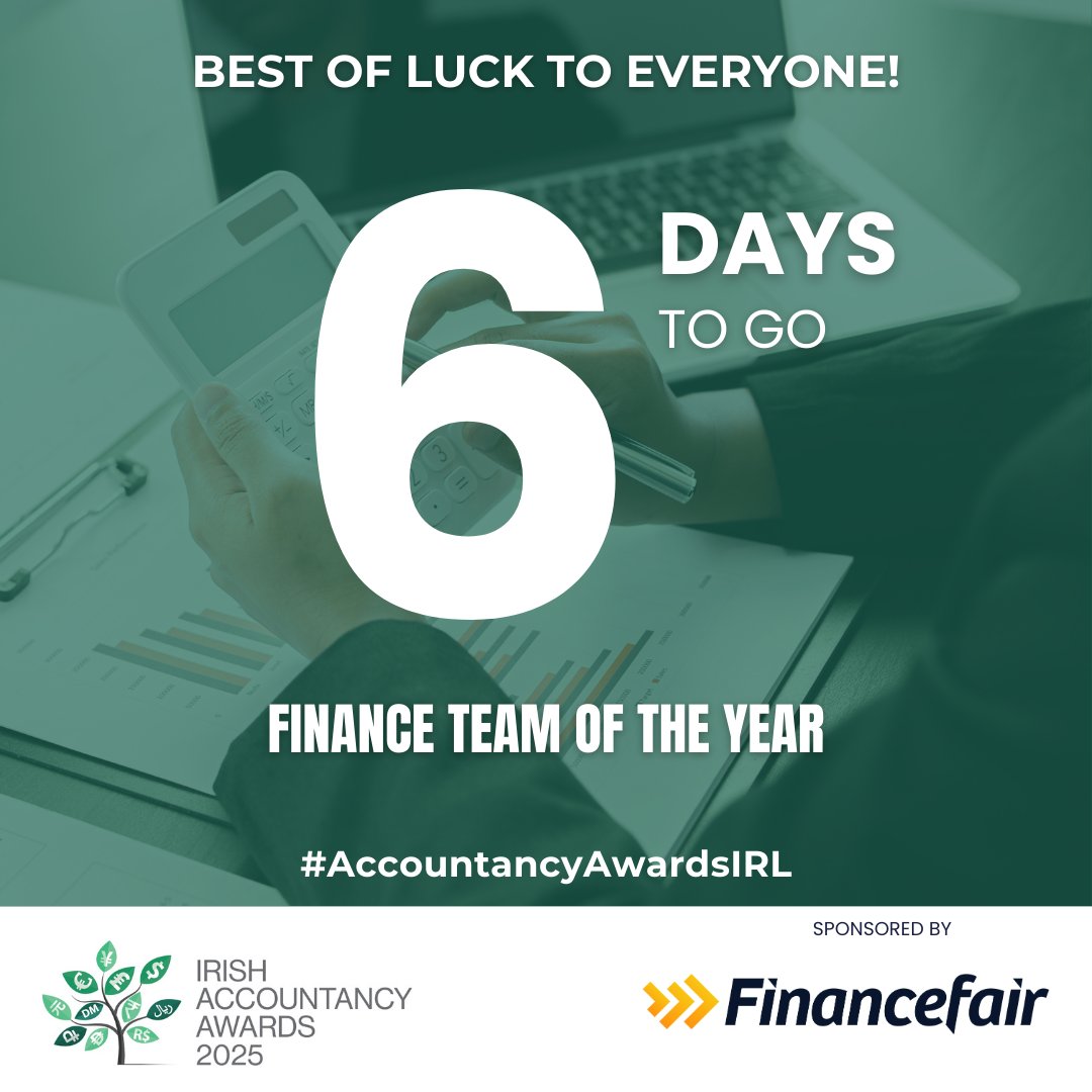 Accountancy Awards (@accountancyirl) on Twitter photo The team at <a href="/befinancefair/">Financefair</a> is excited to discover who will take home the coveted awards at The Irish Accountancy Awards 2025 on May 1st, 2025 at Royal Dublin Convention Centre.
From all of us at Financefair, we look forward to celebrating with you! 🎉
#AccountancyAwardsIRL The team at <a href="/befinancefair/">Financefair</a> is excited to discover who will take home the coveted awards at The Irish Accountancy Awards 2025 on May 1st, 2025 at Royal Dublin Convention Centre.
From all of us at Financefair, we look forward to celebrating with you! 🎉
#AccountancyAwardsIRL
