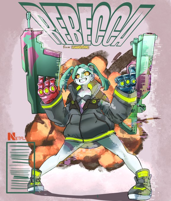 昔描いたサイバーパンク達 