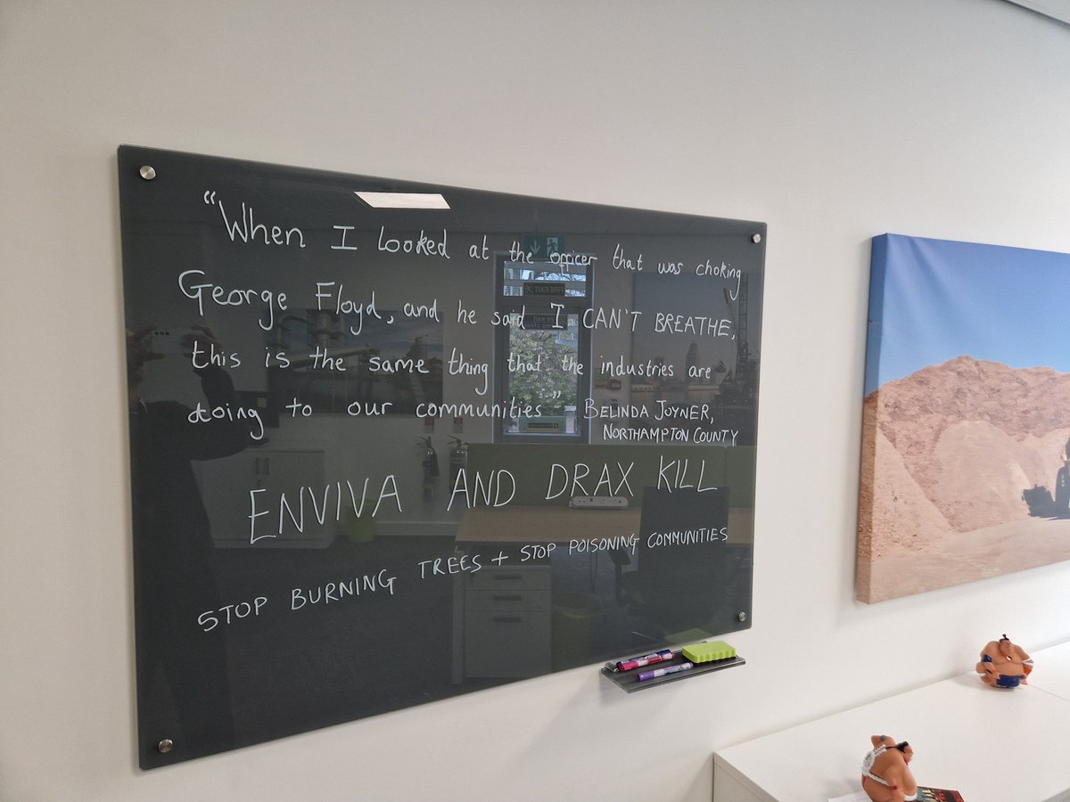 axe_drax's tweet photo. 💥BREAKING💥: We stormed Enviva HQ today demanding an end to forest destruction &amp; toxic pollution.

Enviva &amp; Drax:
🌲 Grind forests into pellets
☠️ Pollute the air with deadly toxins
💰 Profit from poisoning communities
#StopEnviva #AxeDrax https://t.co/uavR55d7qw