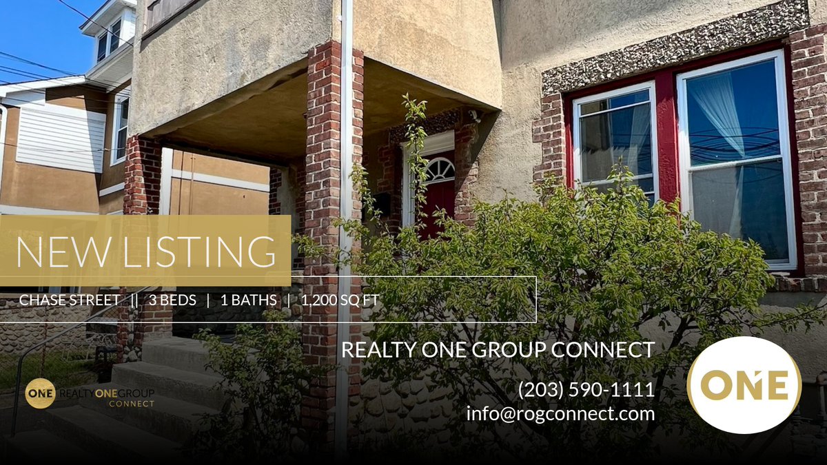 rogconnect's tweet image. 📍 New Listing 📍 Take a look at this fantastic new property that just hit the market located at Chase Street in Bridgeport. Reach out here or at (914) 500-7915 for more information

Realty ONE Group Connect
A Modern, Lifestyle Rea... homeforsale.at/CHASE_STREET_i…