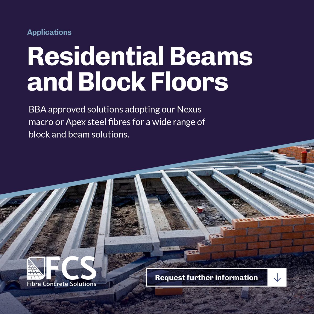 We provide cost-effective, durable, and environmentally friendly fibre reinforcement for concrete toppings on residential beam &amp; block floors!

✅ Cost Savings
✅ Superior Durability
✅ NHBC-Compliant

Ready to upgrade your residential flooring solutions? ll.ink/wKcXYA