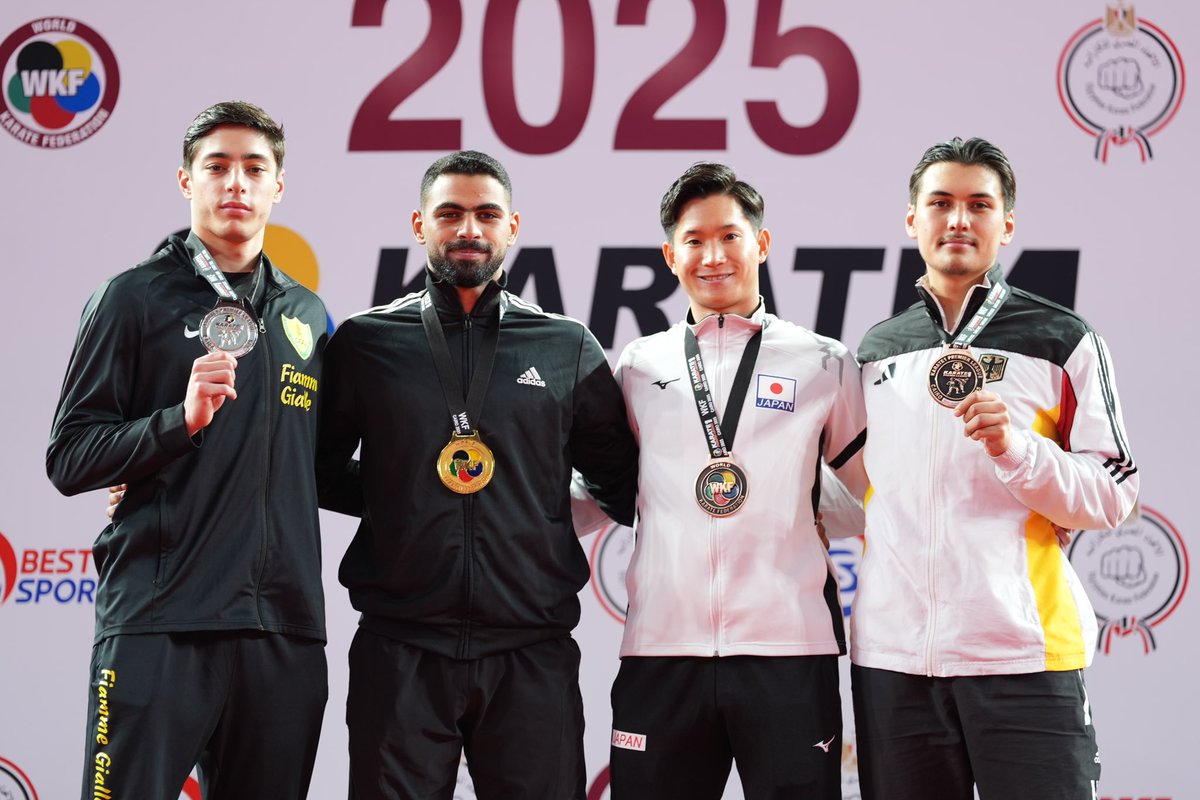 moriyuta75's tweet photo. Premier League Cairo🇪🇬
お陰様で3位に入賞することができました🥉

新しい階級でのチャレンジでなかなかうまくいかないことが多かったですが、自分の組手が通用することを少しは証明できたと思ってます！
⁡
一緒に戦ってくださる人達のためにも、もっと強くなって次は金ピカのメダルを獲ってきます！ https://t.co/oyJs1hTvS5