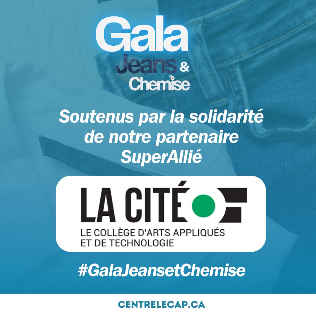 🎓💙 Merci au Collège La Cité , fidèle allié de notre jeunesse francophone! Commanditaire du Gala Jeans &amp; Chemise 2025, il réaffirme son appui à la santé mentale et au bien-être en français. #MerciLaCité #JeunesseFrancophone #SantéMentaleEnFrançais #Ottawa