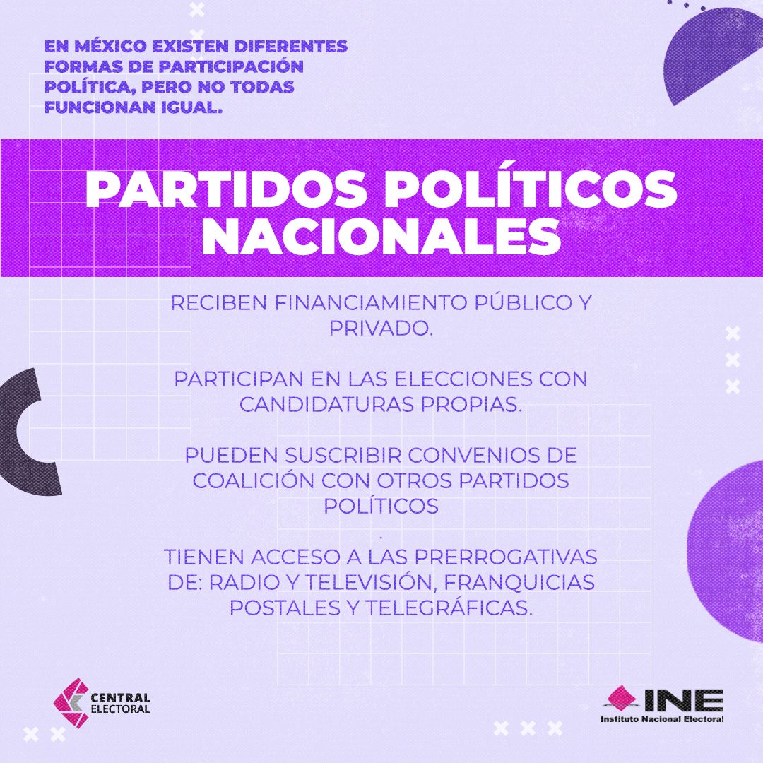 INEMexico's tweet photo. ❗Partidos políticos, agrupaciones y candidaturas independientes NO son lo mismo❗

🗳 Cada una tiene reglas distintas: quién recibe financiamiento, quién puede hacer campaña y cómo.
El INE regula cada modalidad. https://t.co/4pl0VigeUU