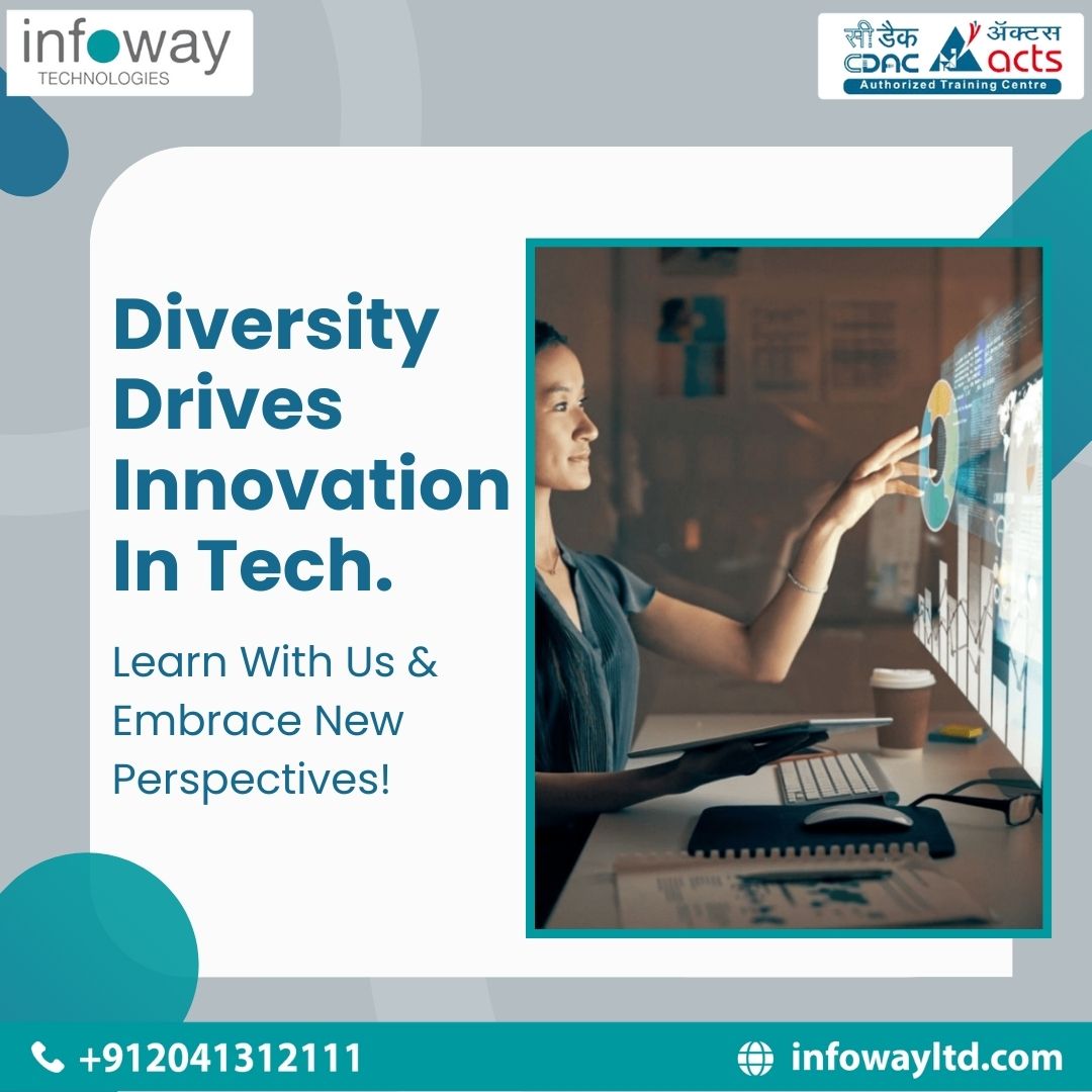 InfowayLtd's tweet photo. Innovation starts with diversity! 🌍🚀 Learn with us and shape the future of tech! 💡

🌍 https://t.co/j0NBKSuLuU 
📲 +912041312111

#DiversityInTech #Innovation #InclusiveTech  #LearnComputing #InfowayTechnologies #ITTraining   #Kothrud #Pune #Infoway https://t.co/a0WD6SmWTL