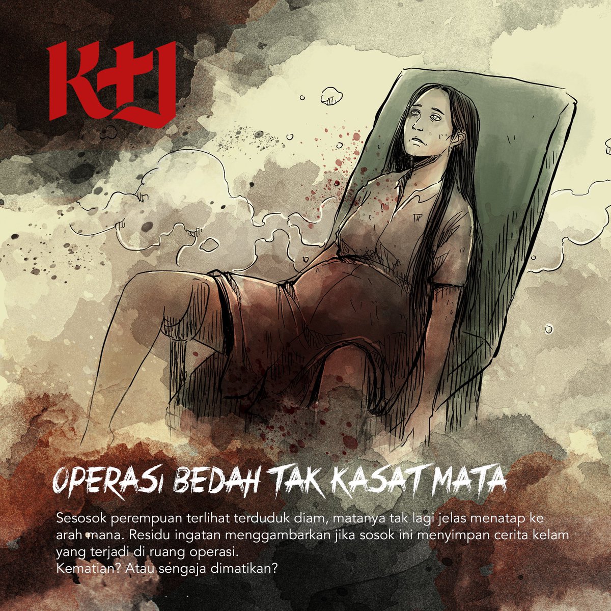 Ini adalah sosok yang pertama kami temui di episode pertama kemarin. Ternyata setelah menemui sosok ini kami diarahkan menuju ke berbagai ruangan yang menggambarkan peristiwa yang bergulir di rumah sakit.

Selengkapnya bisa disaksikan di Youtube KTJ!
