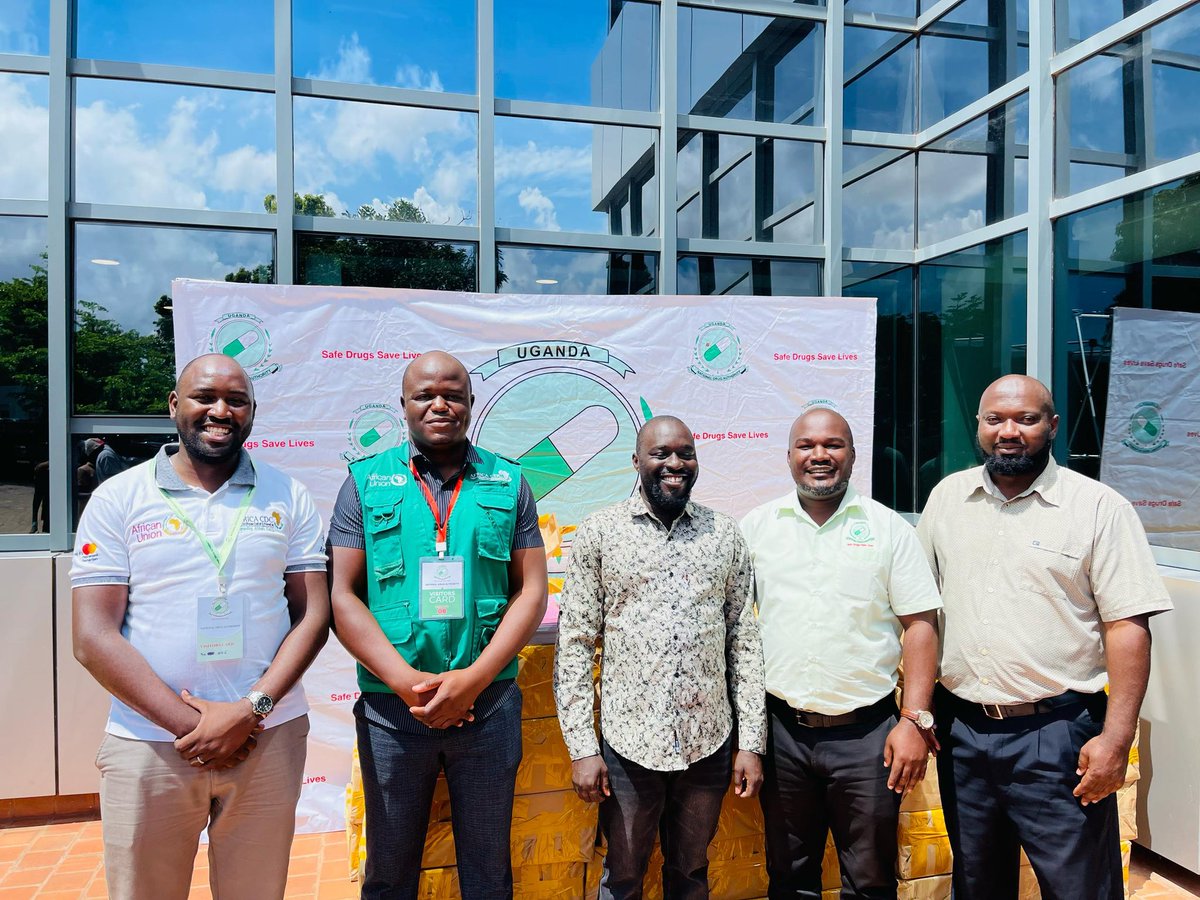 Uganda National Drug Authority (@undauthority) on Twitter photo .<a href="/AfricaCDC/">Africa CDC</a> has today handed to our ED a consignment of 12,000 booklets for Adverse Drug Reactions and Adverse Events following Immunization reporting (AKROS), supporting our pharmacovigilance efforts. This is part of CDC’s saving lives and livelihoods initiative (SLL). .<a href="/AfricaCDC/">Africa CDC</a> has today handed to our ED a consignment of 12,000 booklets for Adverse Drug Reactions and Adverse Events following Immunization reporting (AKROS), supporting our pharmacovigilance efforts. This is part of CDC’s saving lives and livelihoods initiative (SLL).