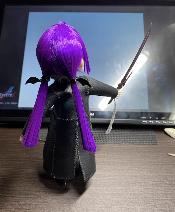 うちの子 リトちゃんのドール完成したよ!初めての事が多くて大変やったけど楽しかったどすわ〜 