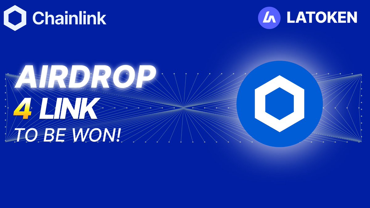 Latoken_cex's tweet image. 🏆 4 Chainlink (LINK) AIRDROP on #LATOKEN #LINK

🔥 20 Winners get $3 in LINK, selected randomly.
✅ Complete 4 simple tasks to qualify.
📲 Tag 5 friends &amp;amp; Retweet.
⏰ April 25rd – April 27th, 2025.

JOIN AIRDROP 👉 go.latoken.com/nim4/6544