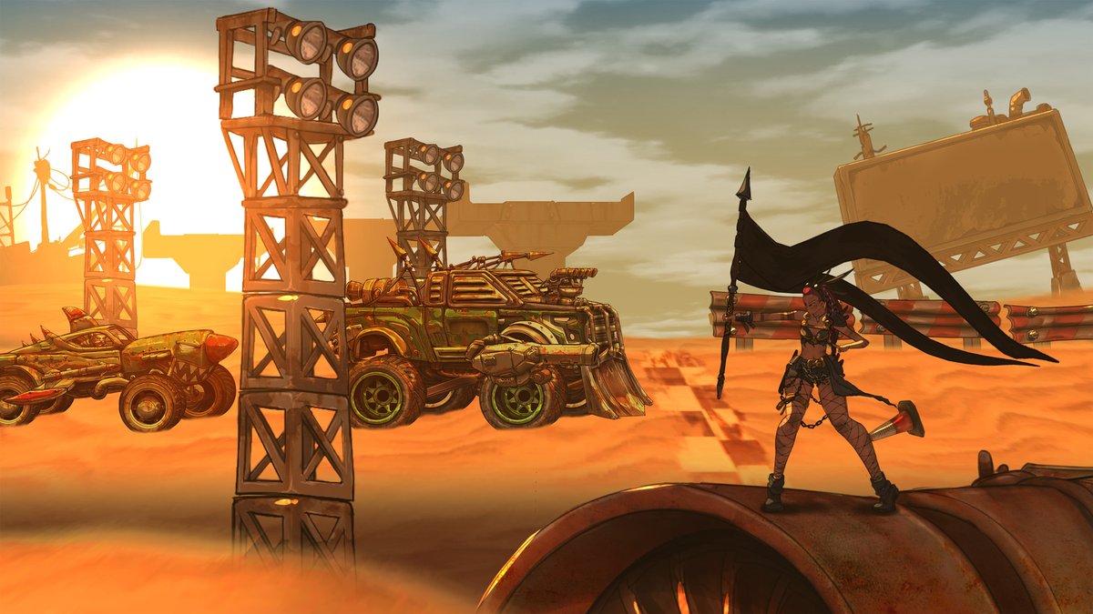 How people describe our game:
- Rock and Roll Racing but side-scrolling
- Mad Max meets Cyberpunk 2077
- A racing metroidvania