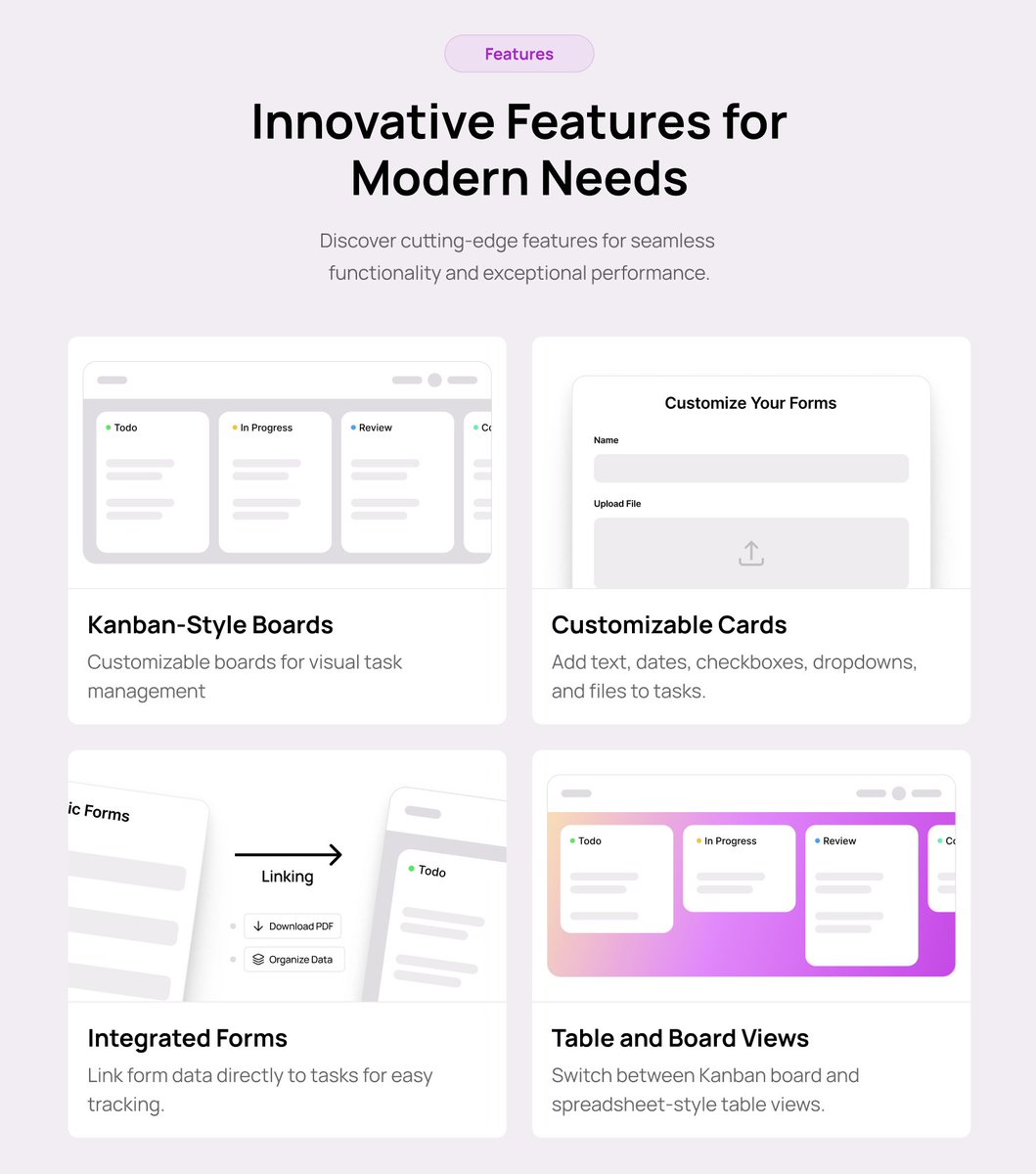 Muzzi_designs's tweet image. Cool bento features section.

what do you guys think?

#bento #bentogrid #webdesign #webdesigner #framerdesigner #framer #figma