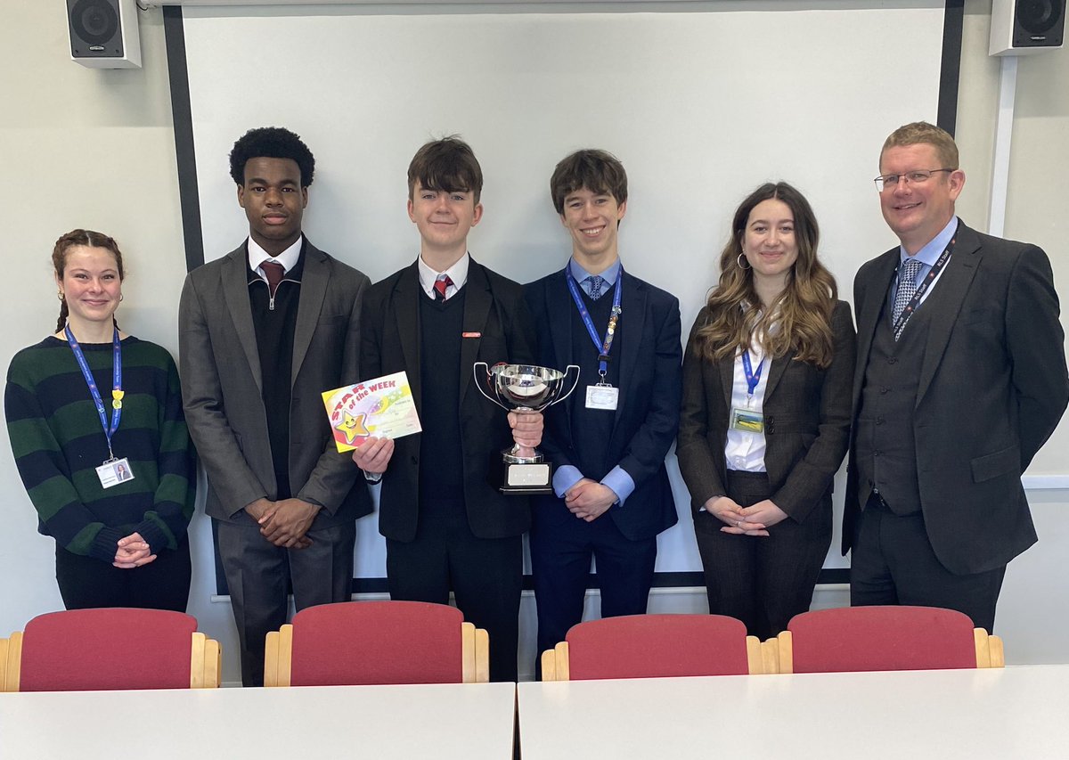 Our star of the week is Max! Max has done some exceptional work supporting local residents. We were thrilled that he was awarded the Virtues cup last term and it was great to meet with him to understand more about his leadership in the community⭐️<a href="/TheRoyalLatin/">RLS</a>