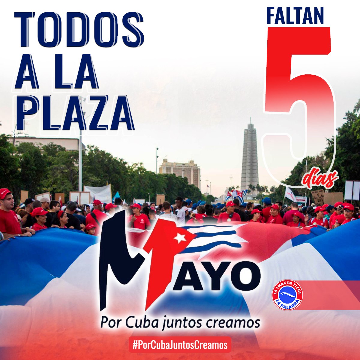 Todos a celebrar el Día de los Trabajadores. #Cuba #PorCubaJuntosCreamos