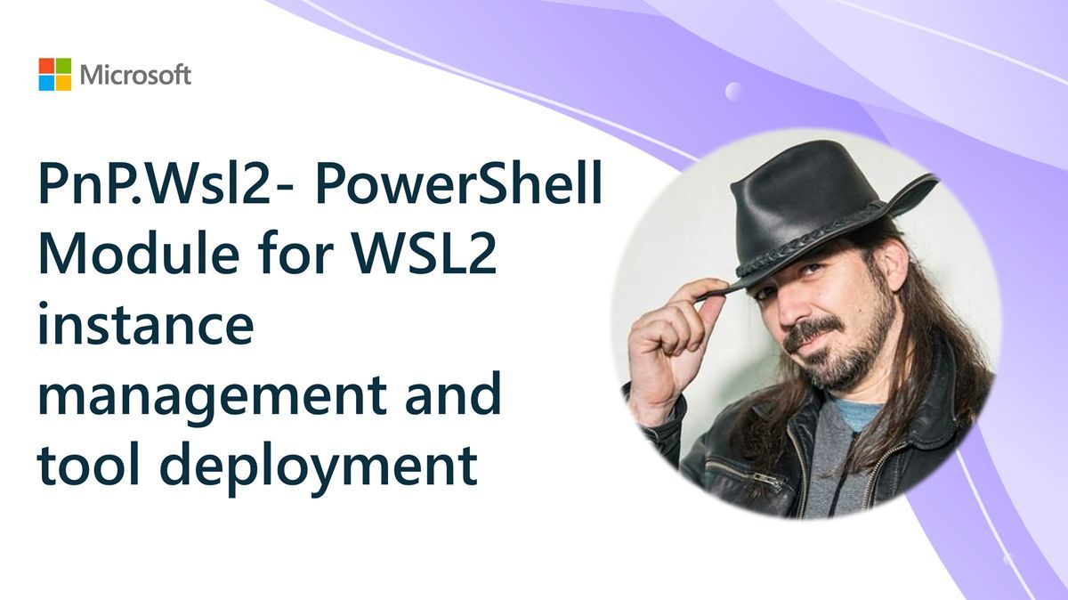 💡 Learn how to use PnP.Wsl2 - a PowerShell module for WSL2 instance management and tool deployment!

Let <a href="/ScoutmanPt/">Scoutman</a> show you how to simplify your development workflow.

📺 Watch the demo here → youtu.be/Jzpa686j6FQ

#Microsoft365 #SharePoint #PowerShell
