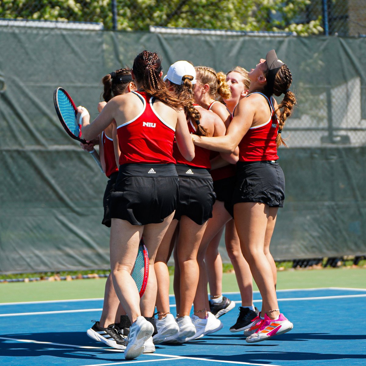 🎾Good luck to our <a href="/niuwomenstennis/">NIU Women's Tennis</a> team today as they compete for a MAC Conference Tournament Championship. 

Keep writing history and bring home the 🏆

#GoHuskies
