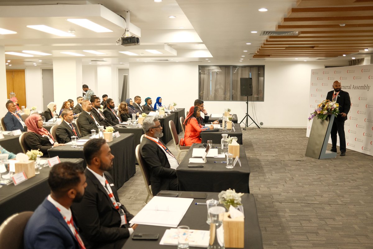 The MRC 13th General Assembly was inaugurated, bringing together 43 members across Units and the Governing Board, joined by <a href="/ifrc/">IFRC</a> Head of Country Cluster Delegation for South Asia <a href="/JohnMEntwistle/">John Entwistle</a> &amp; MRC National Youth Council attending as observers. 

Follow #MRC13GA for updates!