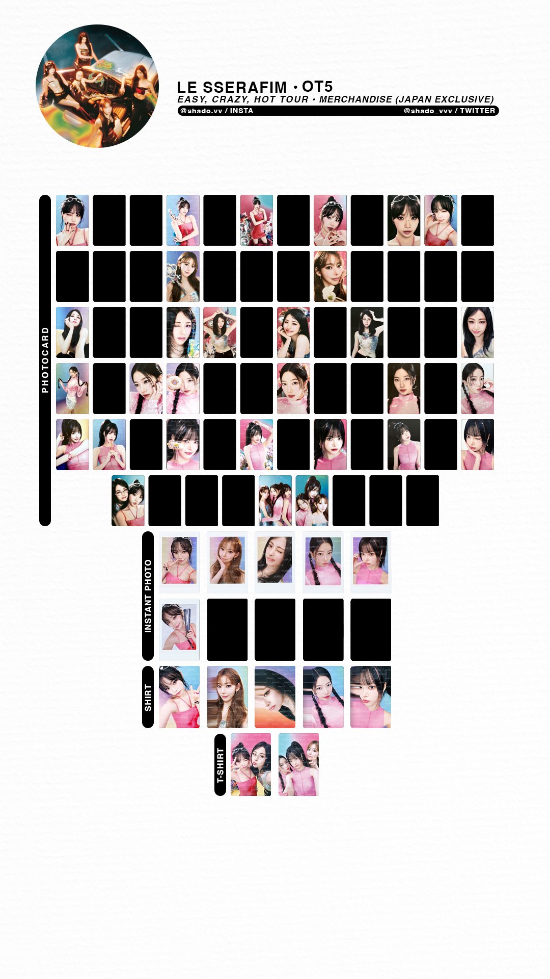 V | maker of le sserafim photocard templates!! on X: 