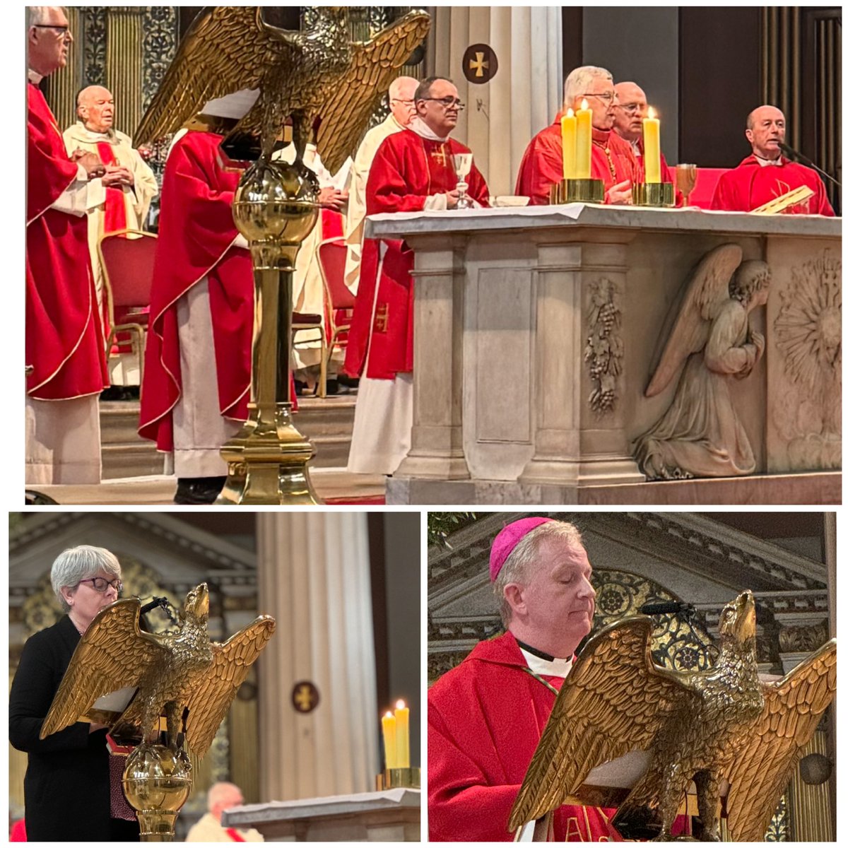 Honoured to have been invited by Archbishop Farrell to attend this morning’s solemn mass in Dublin for the happy repose of the soul of His Holiness Pope Francis. 🙏