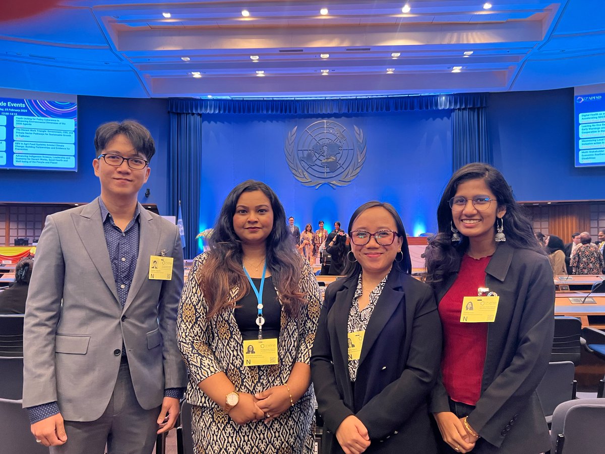 BahaiBIC's tweet image. For the first time in the Asia-Pacific Forum on Sustainable Development’s (APFSD)twelve year history, the Bahá’í International Community’s (BIC) Jakarta Office sent a delegation to engage in discussions on strengthening social cohesion and fostering inclusive development. The…